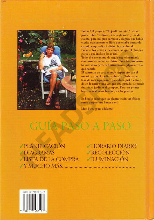 Gregory Irving contando el porque de escribir un libro sobre el cultivo del cannabis