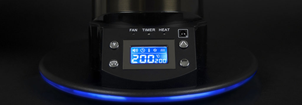 Vaporizador extreme Q panel de control