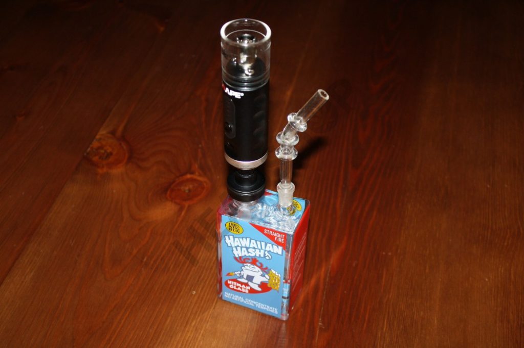 Vaporizador acoplado a un Bubbler